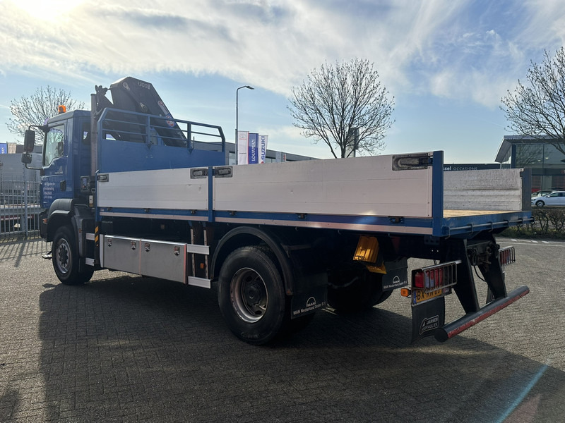 크레인 트럭 MAN TGM 18-290 4x4 Kraan met Open laadbak HMF Kraan 13 T : 사진 15