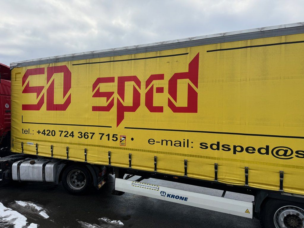 Krone SD - 커튼사이더 세미 트레일러 : 사진 5 Krone SD - 커튼사이더 세미 트레일러 : 사진 5