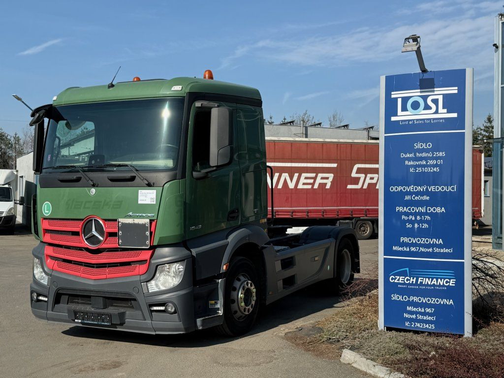 Mercedes-Benz 1843 Actros ADR FL, EX/II, EX/III, AT - 트랙터 유닛 : 사진 1 Mercedes-Benz 1843 Actros ADR FL, EX/II, EX/III, AT - 트랙터 유닛 : 사진 1