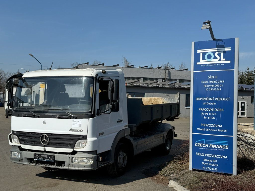 Mercedes-Benz 916 Atego EURO 4 - 후크 리프트 트럭 : 사진 1 Mercedes-Benz 916 Atego EURO 4 - 후크 리프트 트럭 : 사진 1