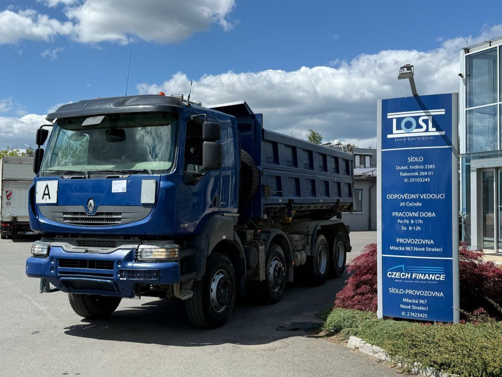 Renault Kerax 450 S3 8x4 EURO 4 - 덤프트럭 : 사진 1 Renault Kerax 450 S3 8x4 EURO 4 - 덤프트럭 : 사진 1
