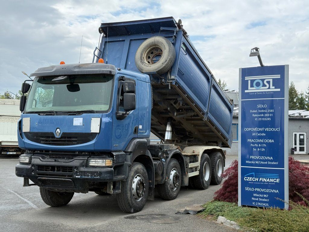 Renault Kerax 450 S3 8x4 EURO 4 - 덤프트럭 : 사진 1 Renault Kerax 450 S3 8x4 EURO 4 - 덤프트럭 : 사진 1
