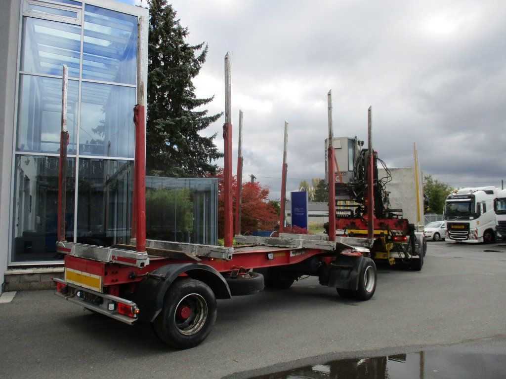 Volvo FH 16 750 6x4 + Fliegl - 목재 트럭, 크레인 트럭 : 사진 5 Volvo FH 16 750 6x4 + Fliegl - 목재 트럭, 크레인 트럭 : 사진 5