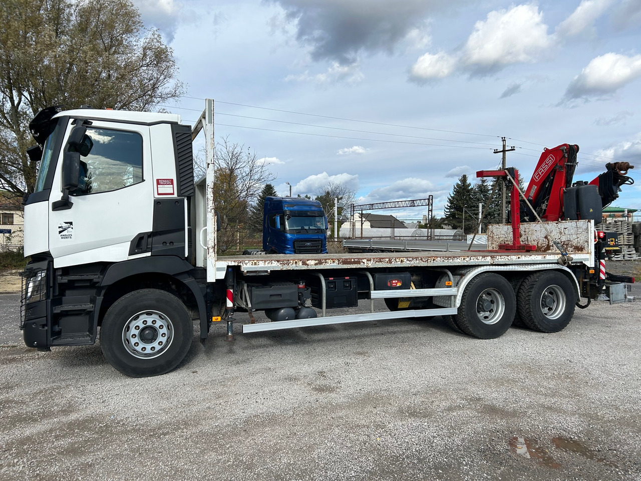 RENAULT C380 6X4 / FASSI F215A + REMOTE / ROTATOR - 크레인 트럭 : 사진 2 RENAULT C380 6X4 / FASSI F215A + REMOTE / ROTATOR - 크레인 트럭 : 사진 2