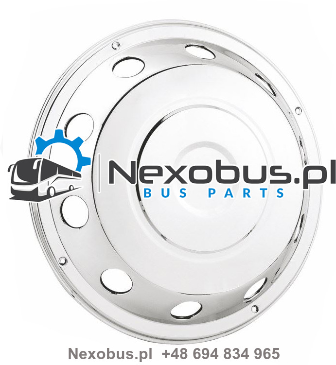 Kołpak 19.5" nierdzewny przód Solbus C 9.5 C10.5 Mercedes Tourino - 휠 및 타이어 버스 용 : 사진 1 Kołpak 19.5" nierdzewny przód Solbus C 9.5 C10.5 Mercedes Tourino - 휠 및 타이어 버스 용 : 사진 1