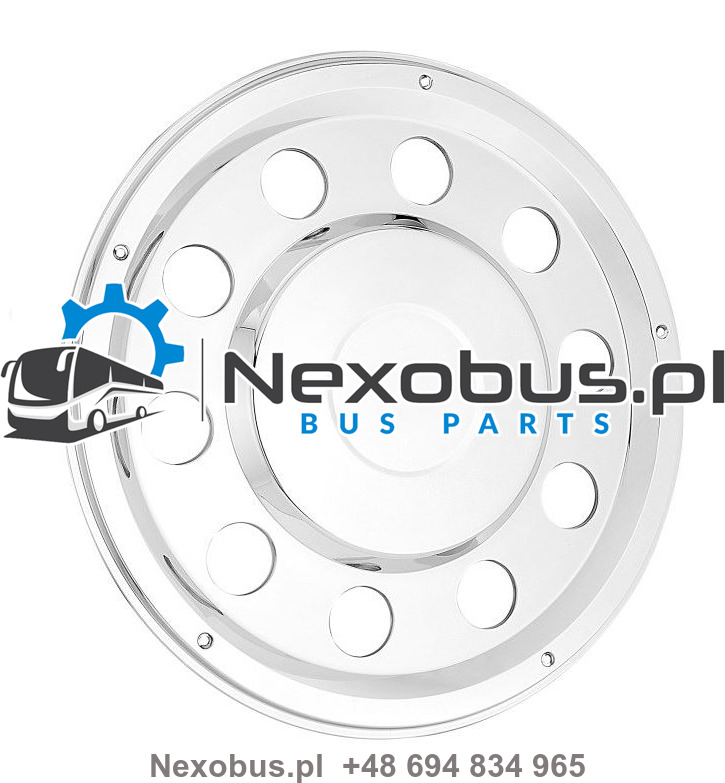 Kołpak 22.5 Nierdzewny tył Bova Neoplan MAN Volvo Scania Irisbus - 휠 및 타이어 버스 용 : 사진 1 Kołpak 22.5 Nierdzewny tył Bova Neoplan MAN Volvo Scania Irisbus - 휠 및 타이어 버스 용 : 사진 1