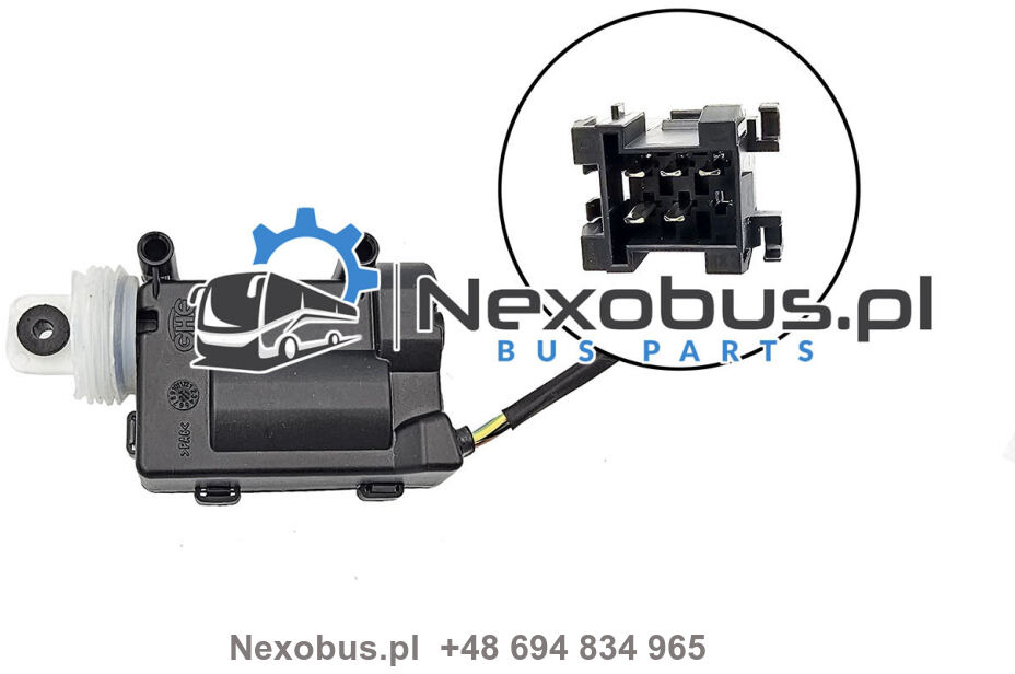 Zamek elektryczny klap Bova MAN prostokątna wtyczka - 운전실 및 내부 버스 용 : 사진 1 Zamek elektryczny klap Bova MAN prostokątna wtyczka - 운전실 및 내부 버스 용 : 사진 1