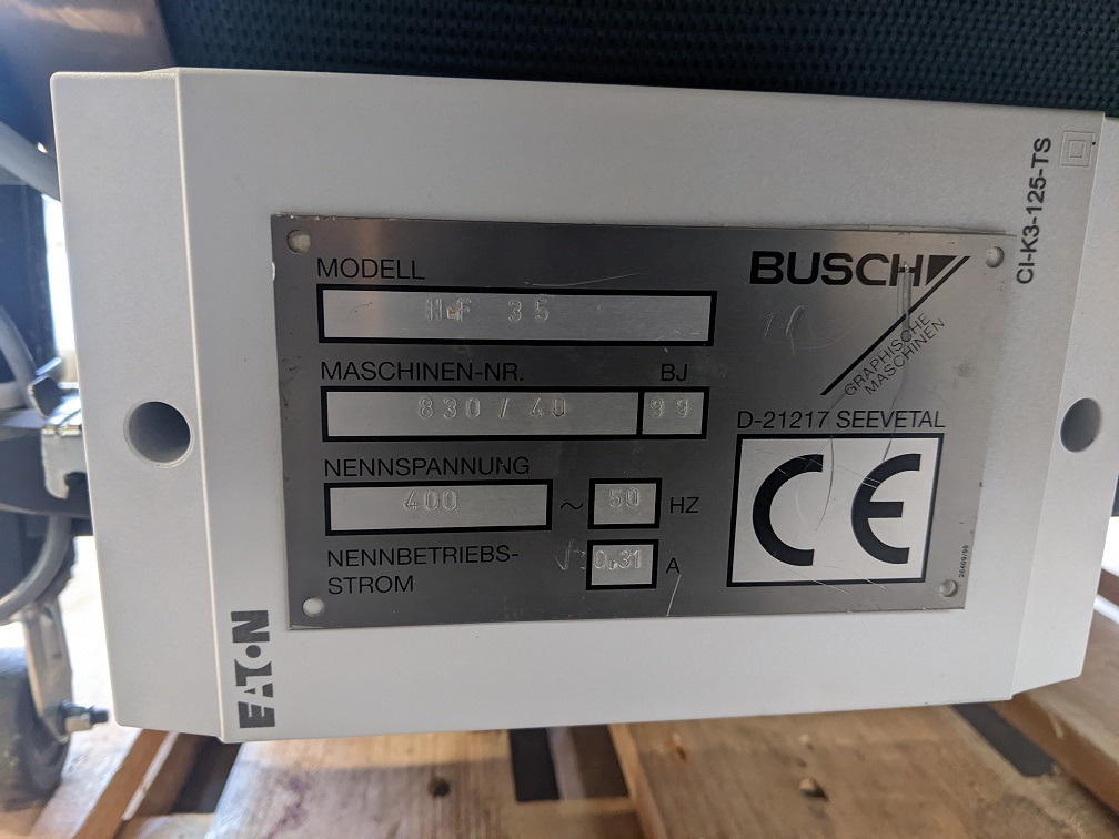 Chip conveyor Auxiliary conveyor Busch HF 35 - 컨베이어 벨트 : 사진 2 Chip conveyor Auxiliary conveyor Busch HF 35 - 컨베이어 벨트 : 사진 2