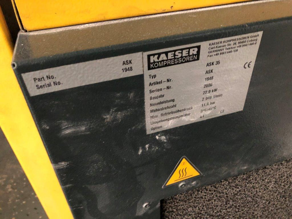 Kaeser ASK 35 compressor unit - 공기 압축기 : 사진 2 Kaeser ASK 35 compressor unit - 공기 압축기 : 사진 2