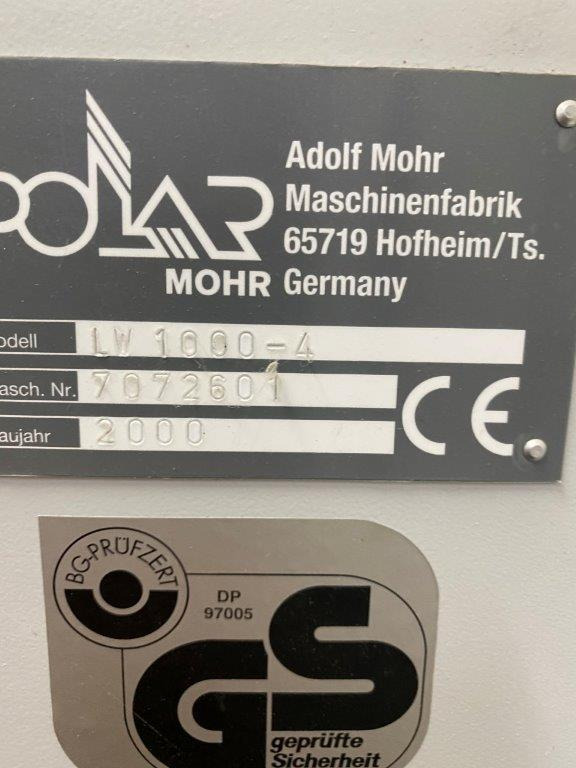 종이 절단기 Large sized cutting system Polar 137 XT-AT with stacking lifter, automatic vibrator, scale and optional unloader : 사진 10