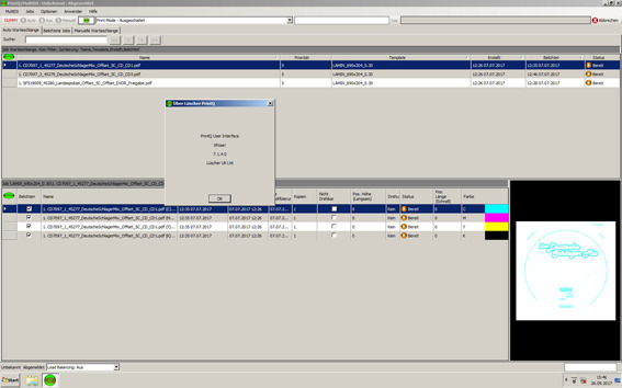 인쇄 기계 Lüscher Multi DX! 220 UV-Flex CtP system : 사진 7
