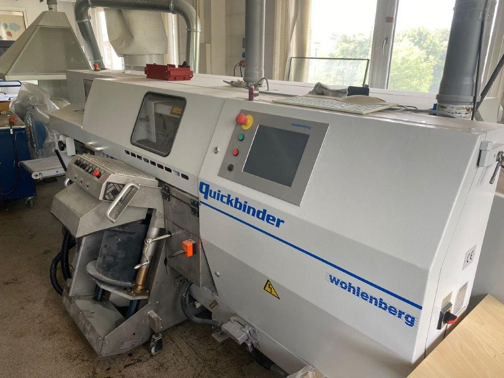 Perfect Binder Wohlenberg Quickbinder with Hotmelt, PUR and Gazing unit - 제본기 : 사진 1 Perfect Binder Wohlenberg Quickbinder with Hotmelt, PUR and Gazing unit - 제본기 : 사진 1