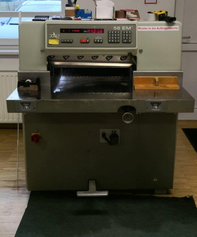 Polar 58 EM cutting machine - 종이 절단기 : 사진 1 Polar 58 EM cutting machine - 종이 절단기 : 사진 1