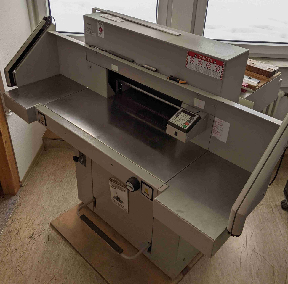 Professional stack cutter EBA 551-06 with 2 knives - 인쇄 기계 : 사진 1 Professional stack cutter EBA 551-06 with 2 knives - 인쇄 기계 : 사진 1