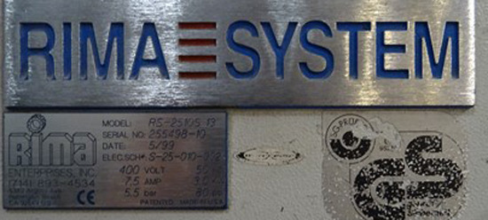 Stacker RIMA RS - 2510 (13") - 인쇄 기계 : 사진 2 Stacker RIMA RS - 2510 (13") - 인쇄 기계 : 사진 2