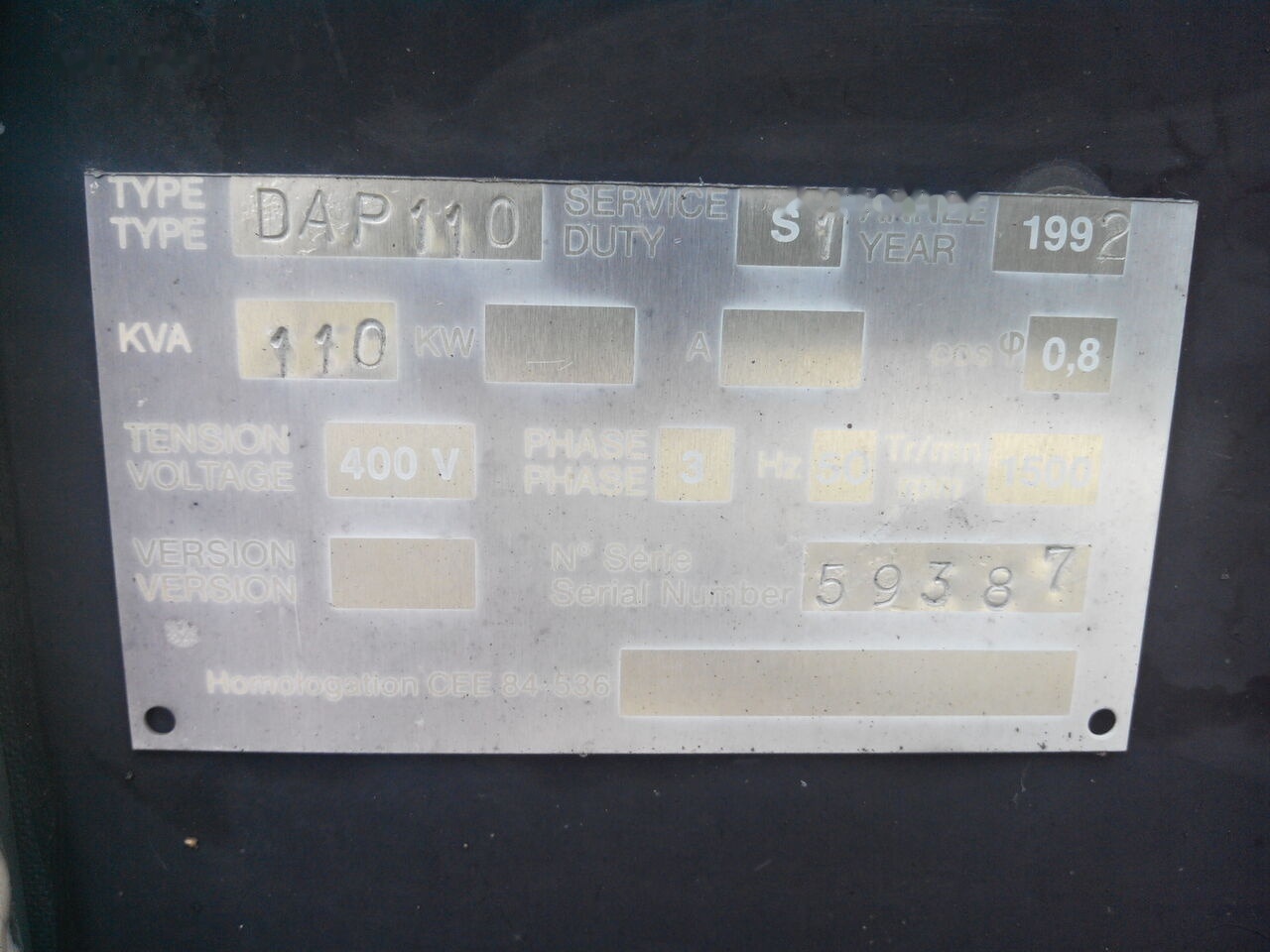 SDMO  - 발전기 세트 : 사진 5 SDMO  - 발전기 세트 : 사진 5