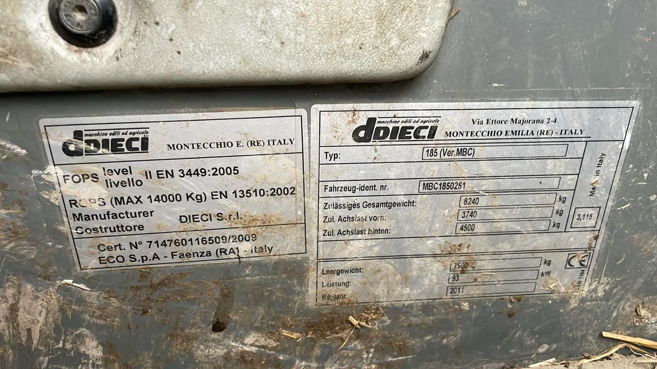 Dieci 37.7 Agri Star - 텔레스코픽 핸들러 : 사진 5 Dieci 37.7 Agri Star - 텔레스코픽 핸들러 : 사진 5