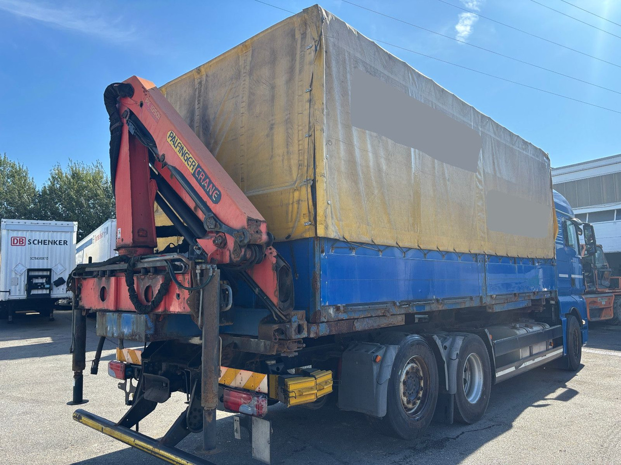 Palfinger PK10501 Wechselfahrgestellbrücke - 컨테이너 운반 장치/ 스와프 보디 트레일러 : 사진 1 Palfinger PK10501 Wechselfahrgestellbrücke - 컨테이너 운반 장치/ 스와프 보디 트레일러 : 사진 1