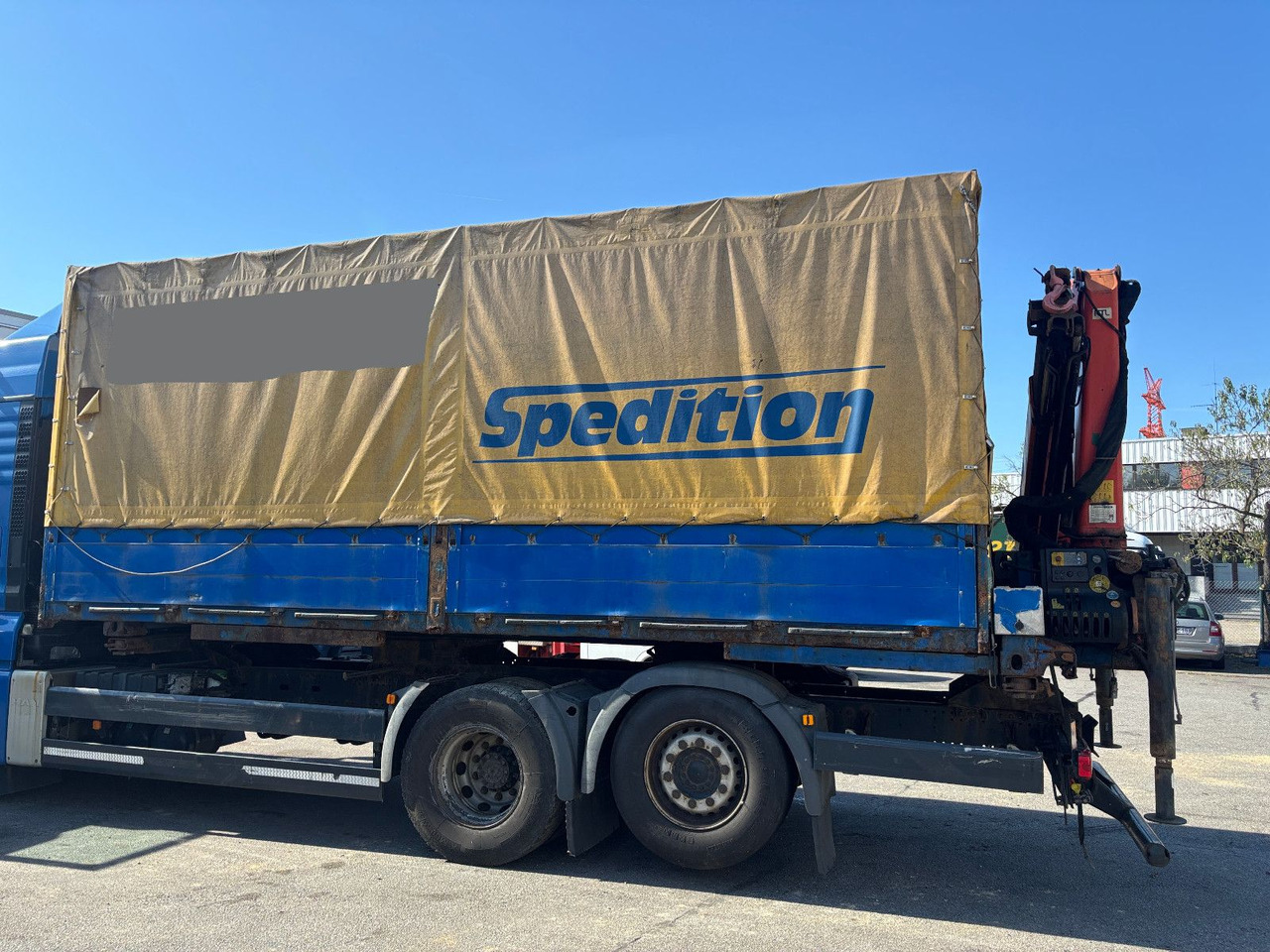 Palfinger PK10501 Wechselfahrgestellbrücke - 컨테이너 운반 장치/ 스와프 보디 트레일러 : 사진 4 Palfinger PK10501 Wechselfahrgestellbrücke - 컨테이너 운반 장치/ 스와프 보디 트레일러 : 사진 4