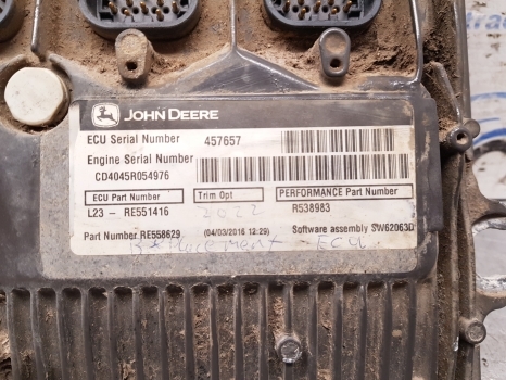 Claas Arion 500 Series A34 530 Engine Control Ecu 11478320, Re551416, R538983 - ECU 장궤형 트랙터 용 : 사진 3 Claas Arion 500 Series A34 530 Engine Control Ecu 11478320, Re551416, R538983 - ECU 장궤형 트랙터 용 : 사진 3