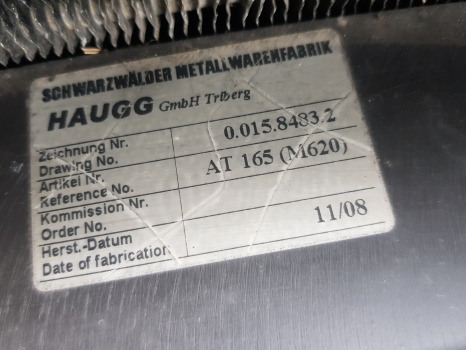 Deutz Agrotron M620, M600, M610, M640, Ttv610, L710 Fuel Cooler 0.015.8483.2 - 냉각 시스템 장궤형 트랙터 용 : 사진 2 Deutz Agrotron M620, M600, M610, M640, Ttv610, L710 Fuel Cooler 0.015.8483.2 - 냉각 시스템 장궤형 트랙터 용 : 사진 2