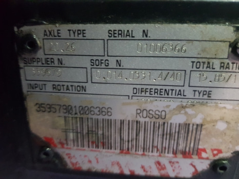 Deutz Agrotron M620, Same, Lambo, Front Axle Complete 0.014.0331.4/40, 359579 - 차축 및 부품 : 사진 1 Deutz Agrotron M620, Same, Lambo, Front Axle Complete 0.014.0331.4/40, 359579 - 차축 및 부품 : 사진 1