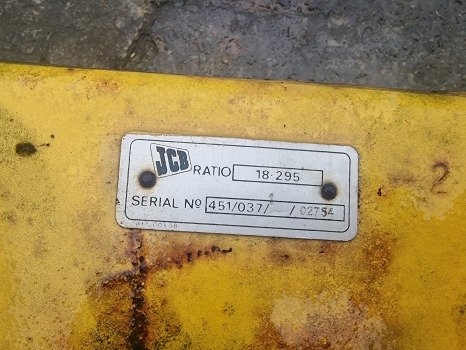 Jcb 410, 412, Front Axle Complete 451/037, 451/08201, 451/26801, 451/01707 - 차축 및 부품 : 사진 4 Jcb 410, 412, Front Axle Complete 451/037, 451/08201, 451/26801, 451/01707 - 차축 및 부품 : 사진 4