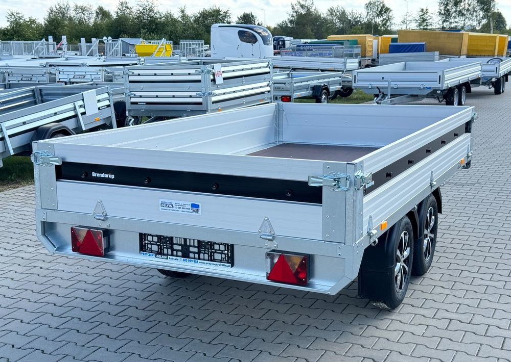 BRENDERUP Brenderup 4310 ATB2000 | 308x167 cm | burty i koła ALU | 2000kg DMC - 드롭사이드/ 플랫베드 트레일러 : 사진 2 BRENDERUP Brenderup 4310 ATB2000 | 308x167 cm | burty i koła ALU | 2000kg DMC - 드롭사이드/ 플랫베드 트레일러 : 사진 2