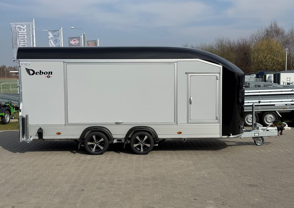 DEBON C1000 - kryta laweta | 490 x 202 cm / 3500kg / felgi ALU / wciągarka elektryczna - 오토트랜스포터 트레일러 : 사진 3 DEBON C1000 - kryta laweta | 490 x 202 cm / 3500kg / felgi ALU / wciągarka elektryczna - 오토트랜스포터 트레일러 : 사진 3