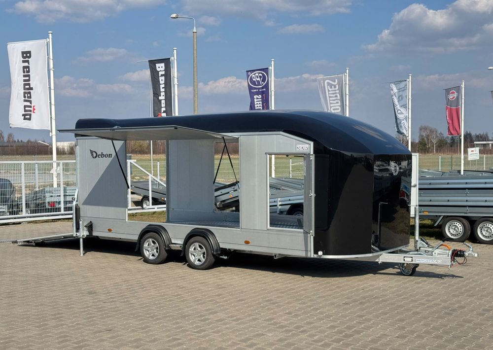 DEBON C2000 - zamknięta przyczepa do przewozu aut, 550 x 215 cm, 3500kg, felgi ALU, wciągarka elektryczna - 오토트랜스포터 트레일러 : 사진 2 DEBON C2000 - zamknięta przyczepa do przewozu aut, 550 x 215 cm, 3500kg, felgi ALU, wciągarka elektryczna - 오토트랜스포터 트레일러 : 사진 2