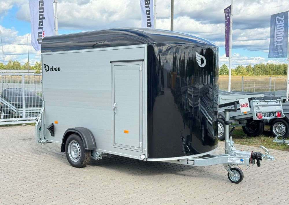 DEBON C400 ALU + drzwi boczne | 315x164 cm | DMC 750 - 1300 kg - 밀폐형 박스 트레일러 : 사진 1 DEBON C400 ALU + drzwi boczne | 315x164 cm | DMC 750 - 1300 kg - 밀폐형 박스 트레일러 : 사진 1