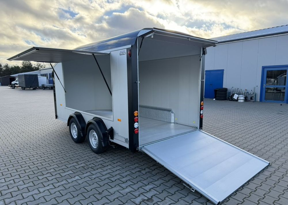 DEBON C800 przyczepa furgon + klapa boczna przyczepa wystawowa handlowa targowa - 밀폐형 박스 트레일러 : 사진 1 DEBON C800 przyczepa furgon + klapa boczna przyczepa wystawowa handlowa targowa - 밀폐형 박스 트레일러 : 사진 1