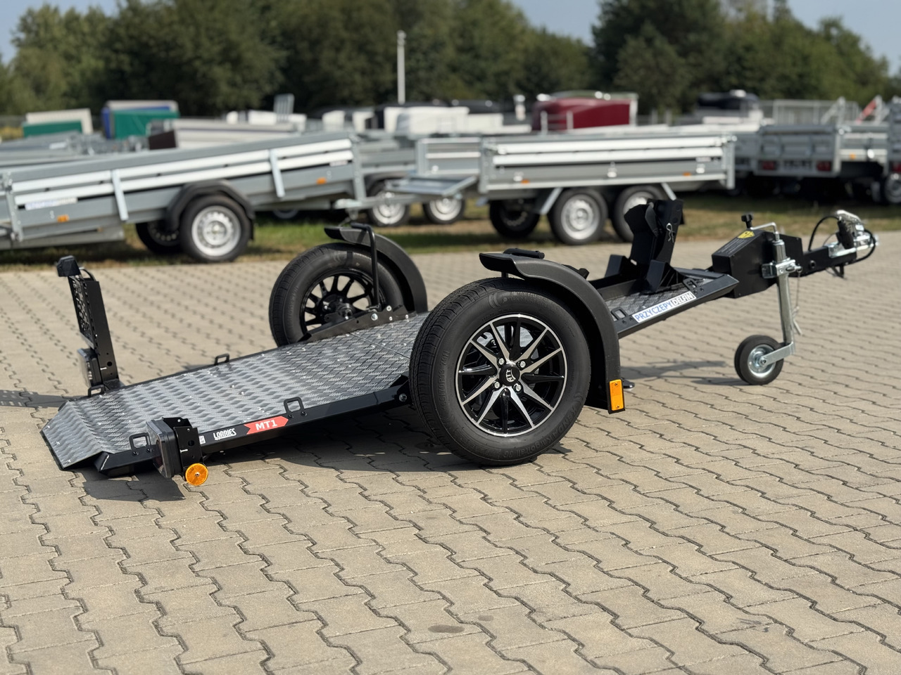 LORRIES MT-1 - przyczepa do przewozu 1 motocykla - 오토바이 트레일러 : 사진 2 LORRIES MT-1 - przyczepa do przewozu 1 motocykla - 오토바이 트레일러 : 사진 2