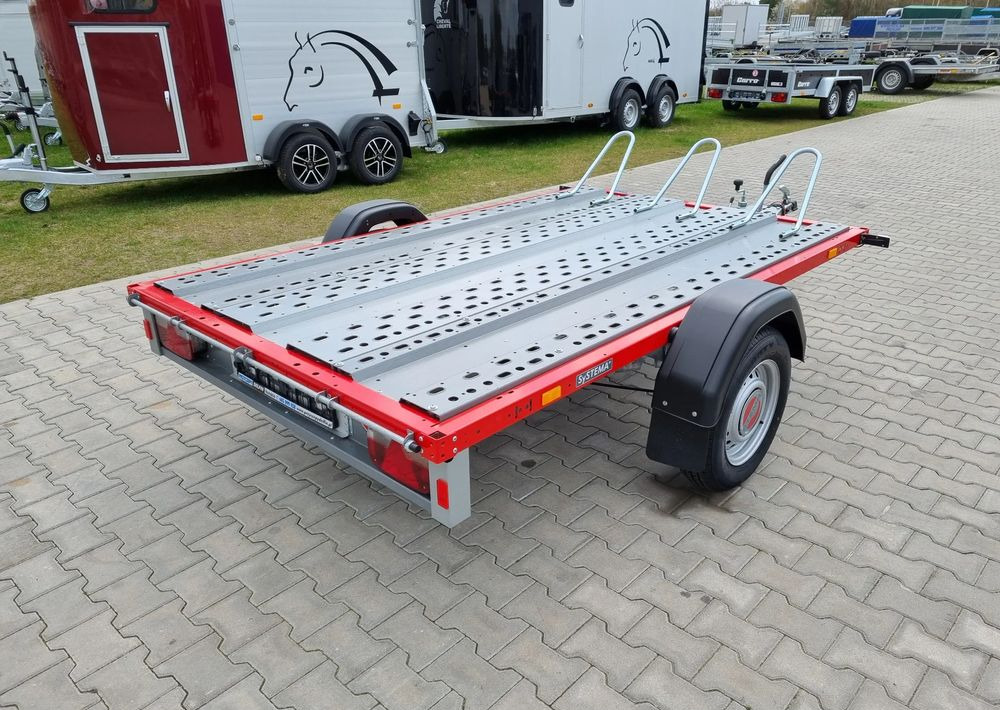 STEMA STM 02 10-25-15.1 red | 251x153 cm 3 motocykle | DMC 1000kg - 오토바이 트레일러 : 사진 4 STEMA STM 02 10-25-15.1 red | 251x153 cm 3 motocykle | DMC 1000kg - 오토바이 트레일러 : 사진 4