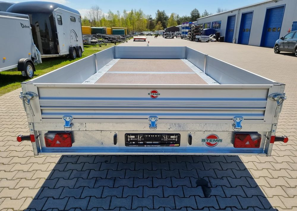 Stema Przyczepa 510x213 cm ALU 3,5T hamowana - 드롭사이드/ 플랫베드 트레일러 : 사진 4 Stema Przyczepa 510x213 cm ALU 3,5T hamowana - 드롭사이드/ 플랫베드 트레일러 : 사진 4