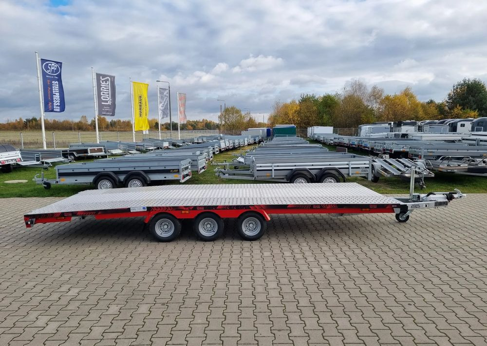 TA-NO Scorpio 55 PREMIUM laweta 3 osiowa 5.5m 3500kg DMC najazdy niski załadunek - 오토트랜스포터 트레일러 : 사진 2 TA-NO Scorpio 55 PREMIUM laweta 3 osiowa 5.5m 3500kg DMC najazdy niski załadunek - 오토트랜스포터 트레일러 : 사진 2