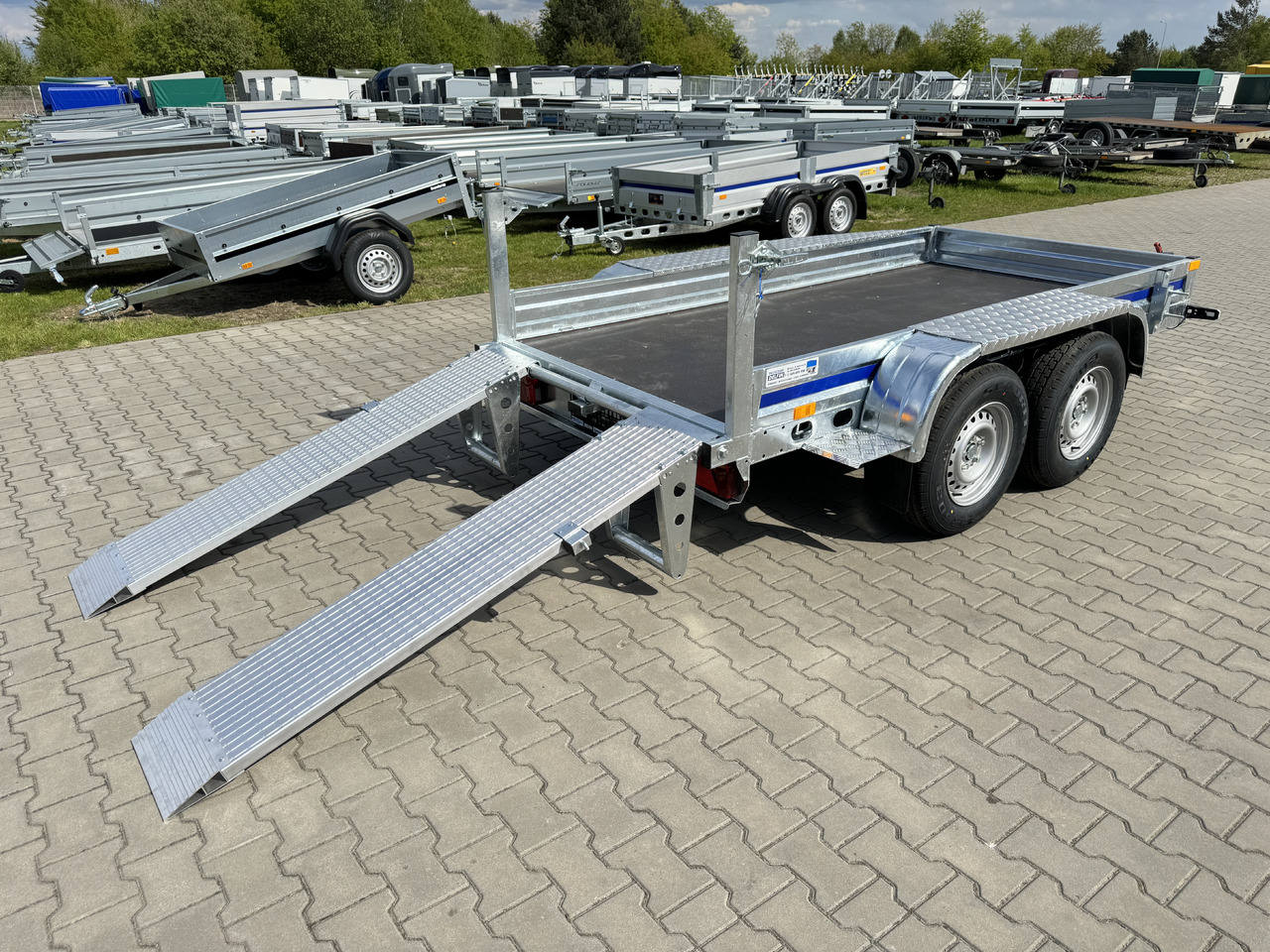 신규 플랜트 트레일러 Wiola B2730 GVW 2700 kg machine transporter mini excavator 292x142 cm : 사진 14 신규 플랜트 트레일러 Wiola B2730 GVW 2700 kg machine transporter mini excavator 292x142 cm : 사진 14