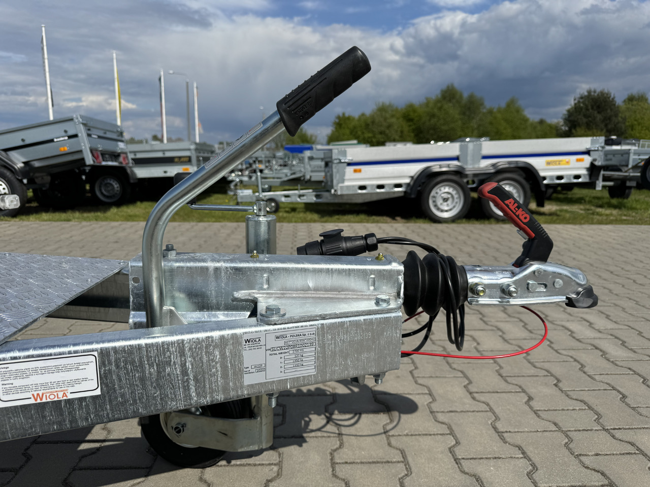 신규 플랜트 트레일러 Wiola B2730 GVW 2700 kg machine transporter mini excavator 292x142 cm : 사진 22 신규 플랜트 트레일러 Wiola B2730 GVW 2700 kg machine transporter mini excavator 292x142 cm : 사진 22