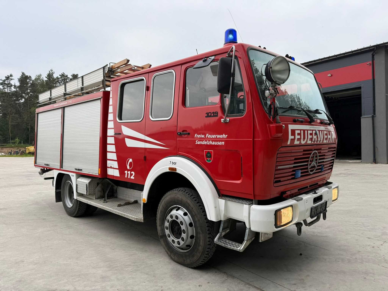 Mercedes 1019AF,4x4,Wóz strażacki, 50610 km, 2500 l, Import Niemcy - 소방차 : 사진 1 Mercedes 1019AF,4x4,Wóz strażacki, 50610 km, 2500 l, Import Niemcy - 소방차 : 사진 1