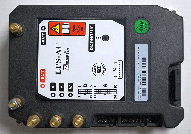 Hyster/Yale 8537102 | Controller Zapi EPS-AC F07094A-HYG 48V 40A Flash mat 21 37 - ECU 자재 취급 장비 용 : 사진 1 Hyster/Yale 8537102 | Controller Zapi EPS-AC F07094A-HYG 48V 40A Flash mat 21 37 - ECU 자재 취급 장비 용 : 사진 1