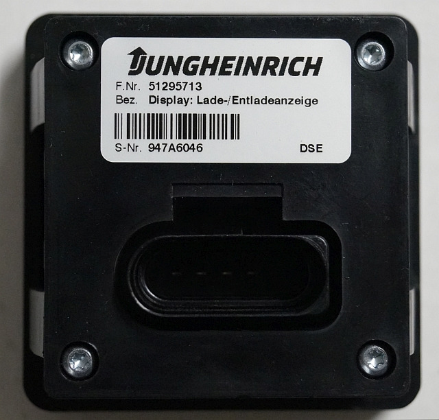 Jungheinrich 51295713 | Battery indicator sn. 947A6046 - 대시보드 자재 취급 장비 용 : 사진 2 Jungheinrich 51295713 | Battery indicator sn. 947A6046 - 대시보드 자재 취급 장비 용 : 사진 2
