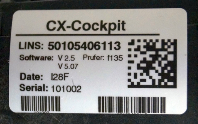 Still 50105406113 | CX cockpit Sw. V2,5 V58,07 sn. 101002 from EXEU S22 year 201 - 대시보드 자재 취급 장비 용 : 사진 5 Still 50105406113 | CX cockpit Sw. V2,5 V58,07 sn. 101002 from EXEU S22 year 201 - 대시보드 자재 취급 장비 용 : 사진 5