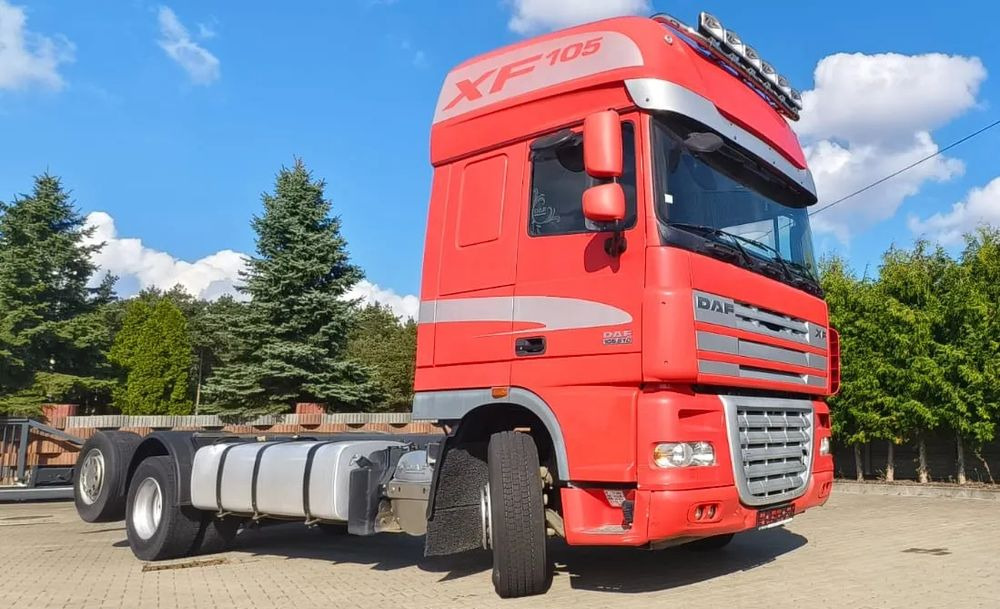 DAF XF510 pod zabudowę – 6x2/ skrętna podnoszona oś/ retarder - 캡 새시 트럭 : 사진 1 DAF XF510 pod zabudowę – 6x2/ skrętna podnoszona oś/ retarder - 캡 새시 트럭 : 사진 1