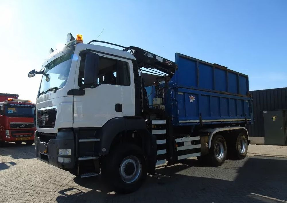MAN TGS 26.400 6x6 – Wywrotka 3-stronna Meiller + Żuraw HIAB 166 E3 HIPRO – 429.222 km – Euro 4 - 덤프트럭, 크레인 트럭 : 사진 2 MAN TGS 26.400 6x6 – Wywrotka 3-stronna Meiller + Żuraw HIAB 166 E3 HIPRO – 429.222 km – Euro 4 - 덤프트럭, 크레인 트럭 : 사진 2