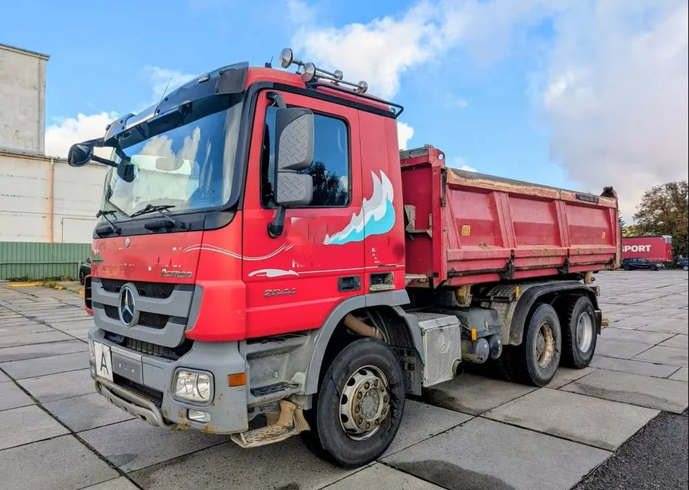 Mercedes-Benz Actros 2644 EPS |Wywrotka 3-stronna Meiller Bordmatik | 6x4 | Euro 5 | Plandeka rolowana - 덤프트럭 : 사진 1 Mercedes-Benz Actros 2644 EPS |Wywrotka 3-stronna Meiller Bordmatik | 6x4 | Euro 5 | Plandeka rolowana - 덤프트럭 : 사진 1