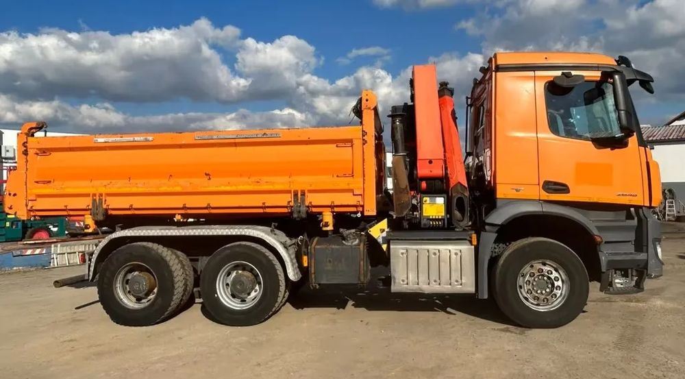 Mercedes-Benz Arocs 2648/3 – 3-stronny wywrotka Meiller / Żuraw Palfinger PK23002 / 2x BORDMATIK / Automatyczna - 덤프트럭 : 사진 5 Mercedes-Benz Arocs 2648/3 – 3-stronny wywrotka Meiller / Żuraw Palfinger PK23002 / 2x BORDMATIK / Automatyczna - 덤프트럭 : 사진 5