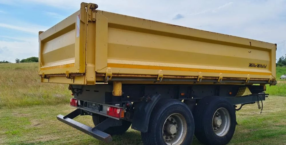 Miller Przyczepa Tandem R180 | Kipper Wywrotka trójstronna | Bordmatik- Manual | Zawieszenie pneumatyczne | Oś podnoszona|Stan idealny | - 덤프 트레일러 : 사진 4 Miller Przyczepa Tandem R180 | Kipper Wywrotka trójstronna | Bordmatik- Manual | Zawieszenie pneumatyczne | Oś podnoszona|Stan idealny | - 덤프 트레일러 : 사진 4