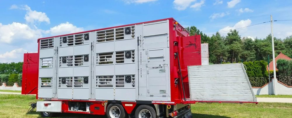 Pezzaioli RBA 32/TRZYOSIOWA PRZYCZEPA-2XBYDŁO,3X TRZODA/HYDRAULICZNIE PODNOSZONY DACH I PODŁOGI / OŚ ŚRODKOWA PODNOSZONA - 가축 트레일러 : 사진 2 Pezzaioli RBA 32/TRZYOSIOWA PRZYCZEPA-2XBYDŁO,3X TRZODA/HYDRAULICZNIE PODNOSZONY DACH I PODŁOGI / OŚ ŚRODKOWA PODNOSZONA - 가축 트레일러 : 사진 2