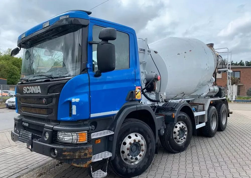 Scania P410 8x4 – Betoniarka Liebherr 9 m³/ Euro 5 / Retarder - 콘크리트 믹서 트럭 : 사진 1 Scania P410 8x4 – Betoniarka Liebherr 9 m³/ Euro 5 / Retarder - 콘크리트 믹서 트럭 : 사진 1