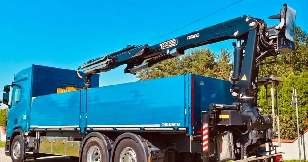 Scania R 500 6x2 z żurawiem Fassi F 215 AS – 2019 – Euro 6 –Retarder -Oś skrętna - Gotowa do pracy! - 크레인 트럭, 드롭사이드/ 플랫베드 트럭 : 사진 2 Scania R 500 6x2 z żurawiem Fassi F 215 AS – 2019 – Euro 6 –Retarder -Oś skrętna - Gotowa do pracy! - 크레인 트럭, 드롭사이드/ 플랫베드 트럭 : 사진 2